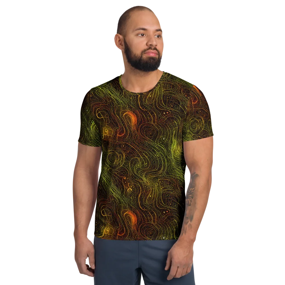 Luminous Terrain on Men's Athletic T-Shirt — Front