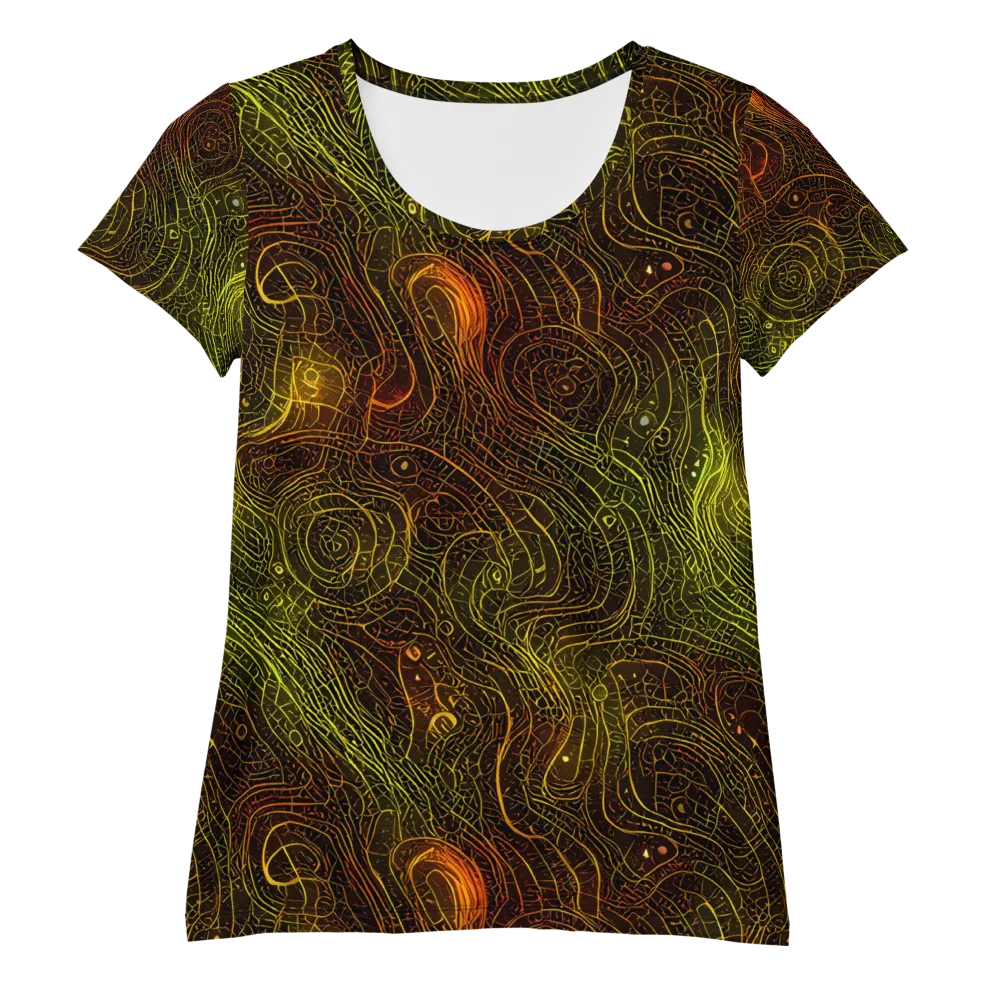 Luminous Terrain on Women's Athletic T-Shirt — Front