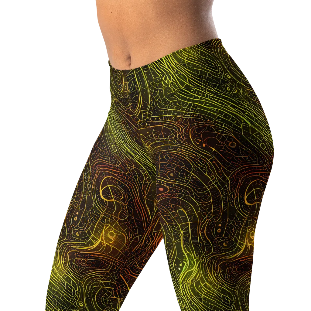 Luminous Terrain on Leggings — Left Front