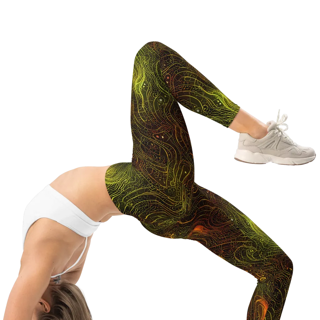 Luminous Terrain on Leggings — Right