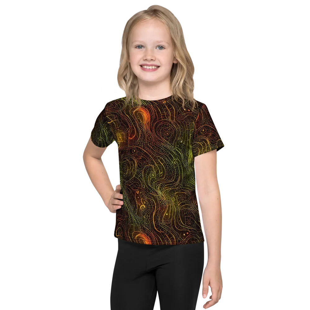 Luminous Terrain on Kids Crew Neck T-Shirt — Front
