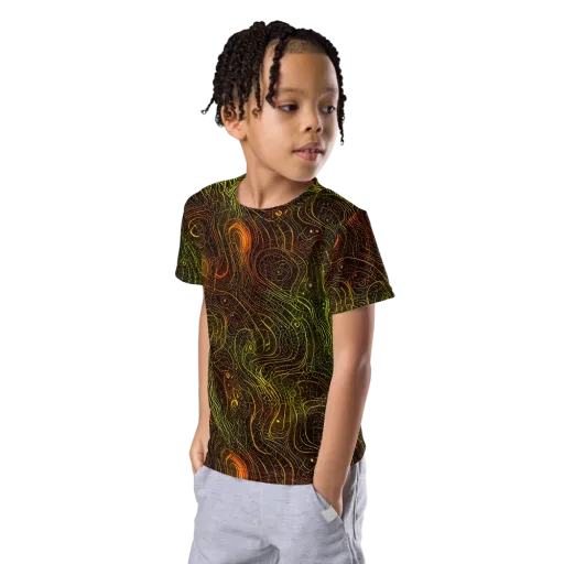 Luminous Terrain on a Kids Crew Neck T-Shirt