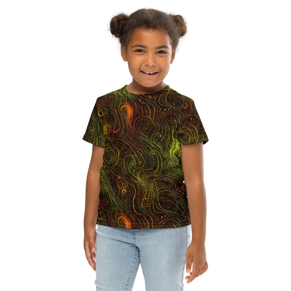 Luminous Terrain on Kids Crew Neck T-Shirt — Front