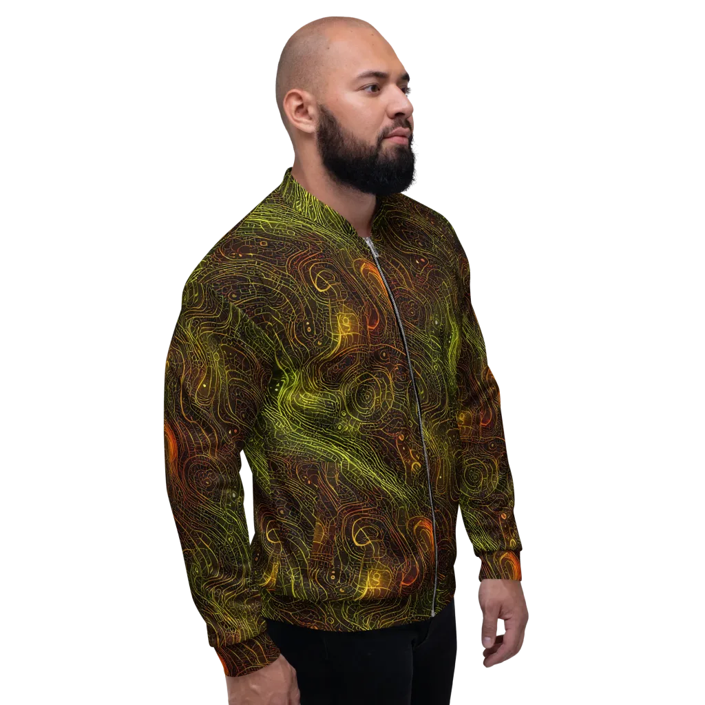 Luminous Terrain on Bomber Jacket — Right
