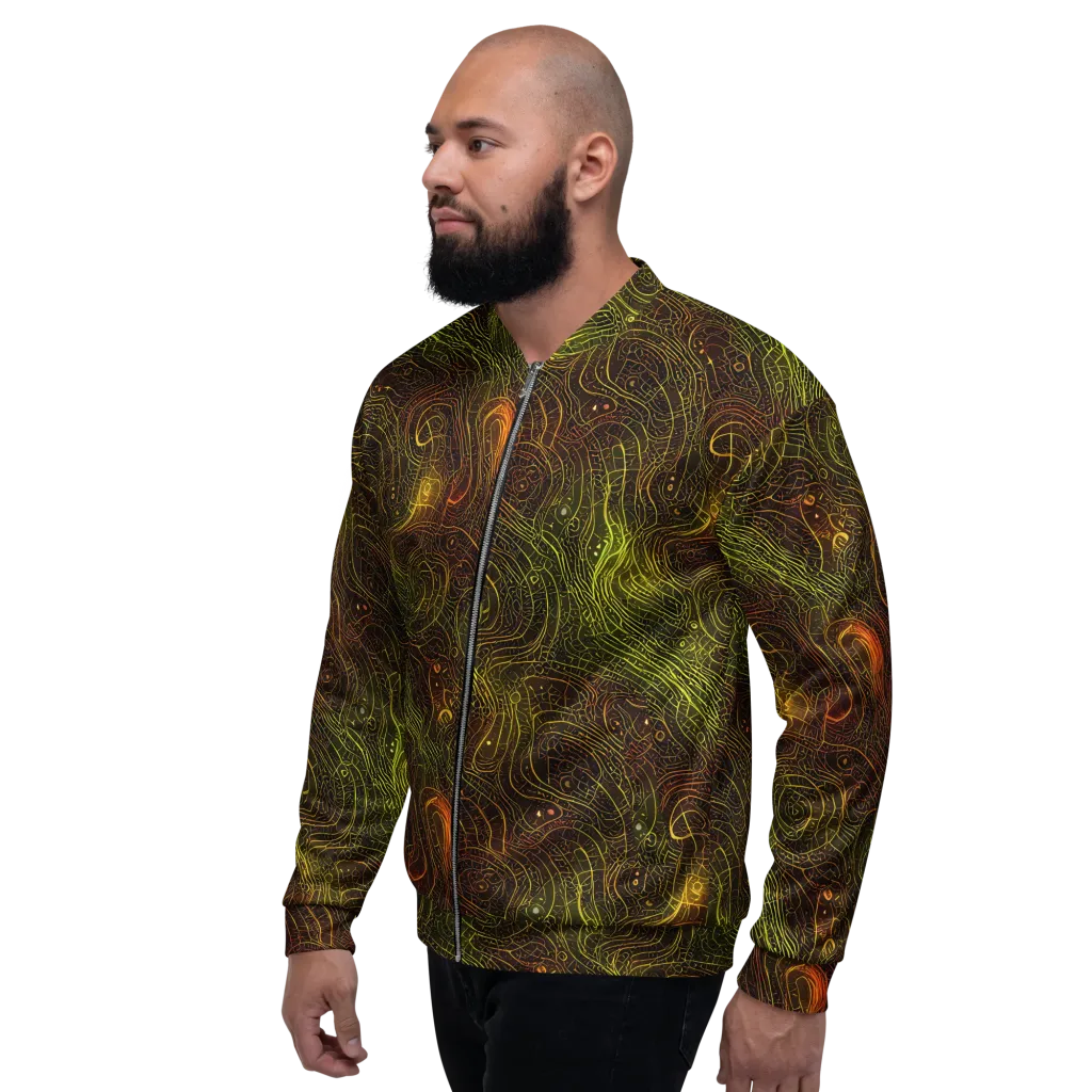 Luminous Terrain on Bomber Jacket — Left