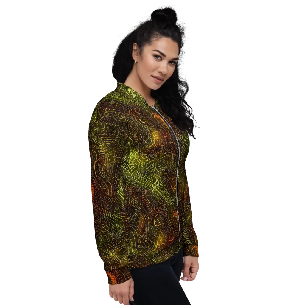 Luminous Terrain on Bomber Jacket — Right