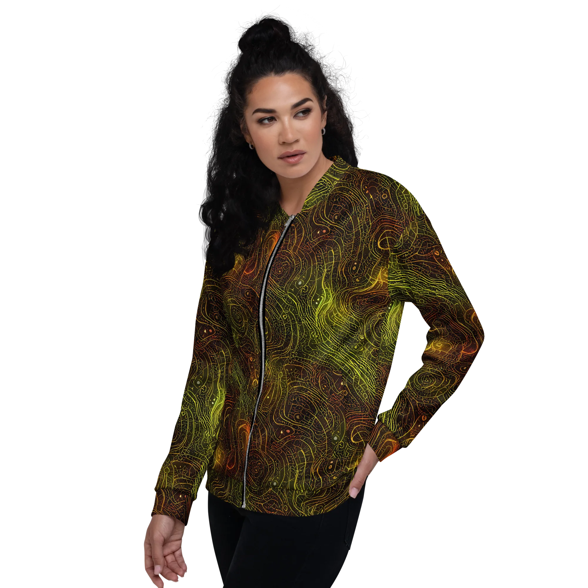 Luminous Terrain on Bomber Jacket — Left