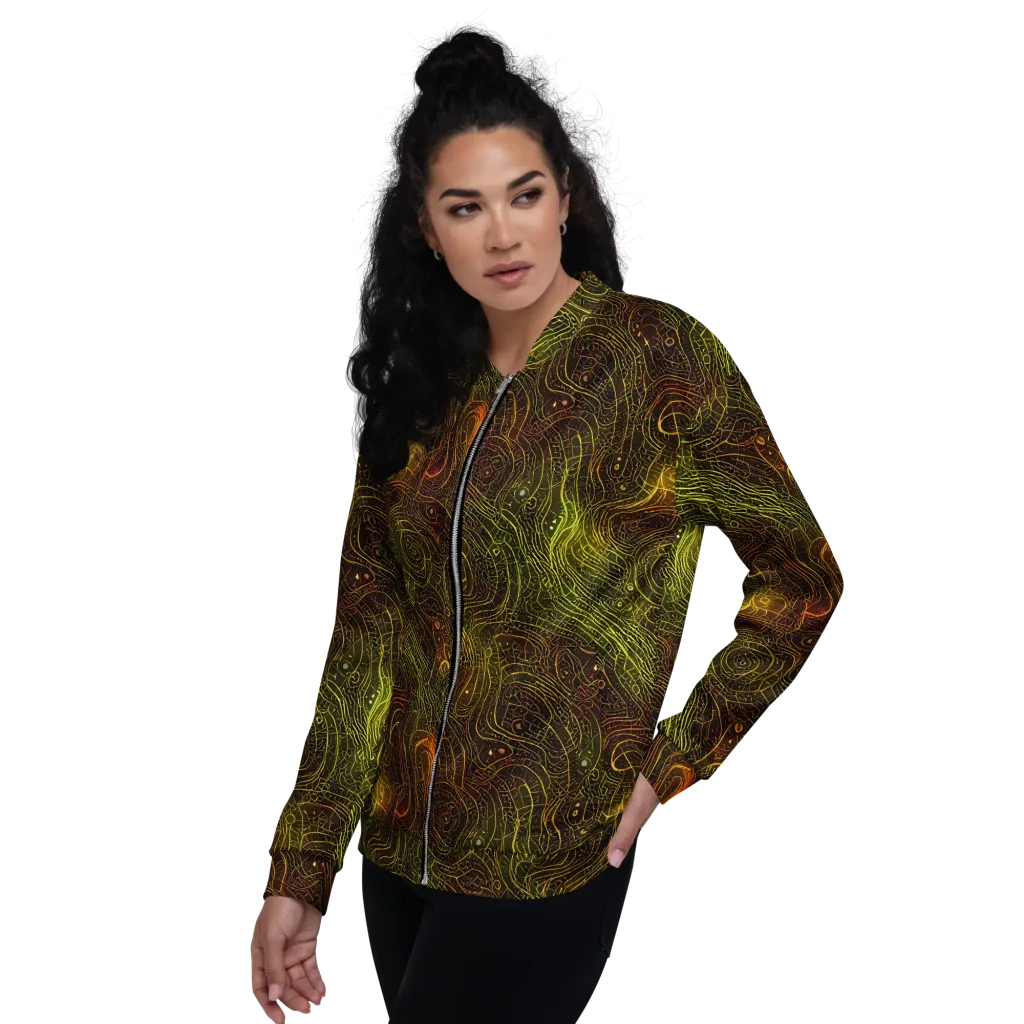 Luminous Terrain on Bomber Jacket — Left