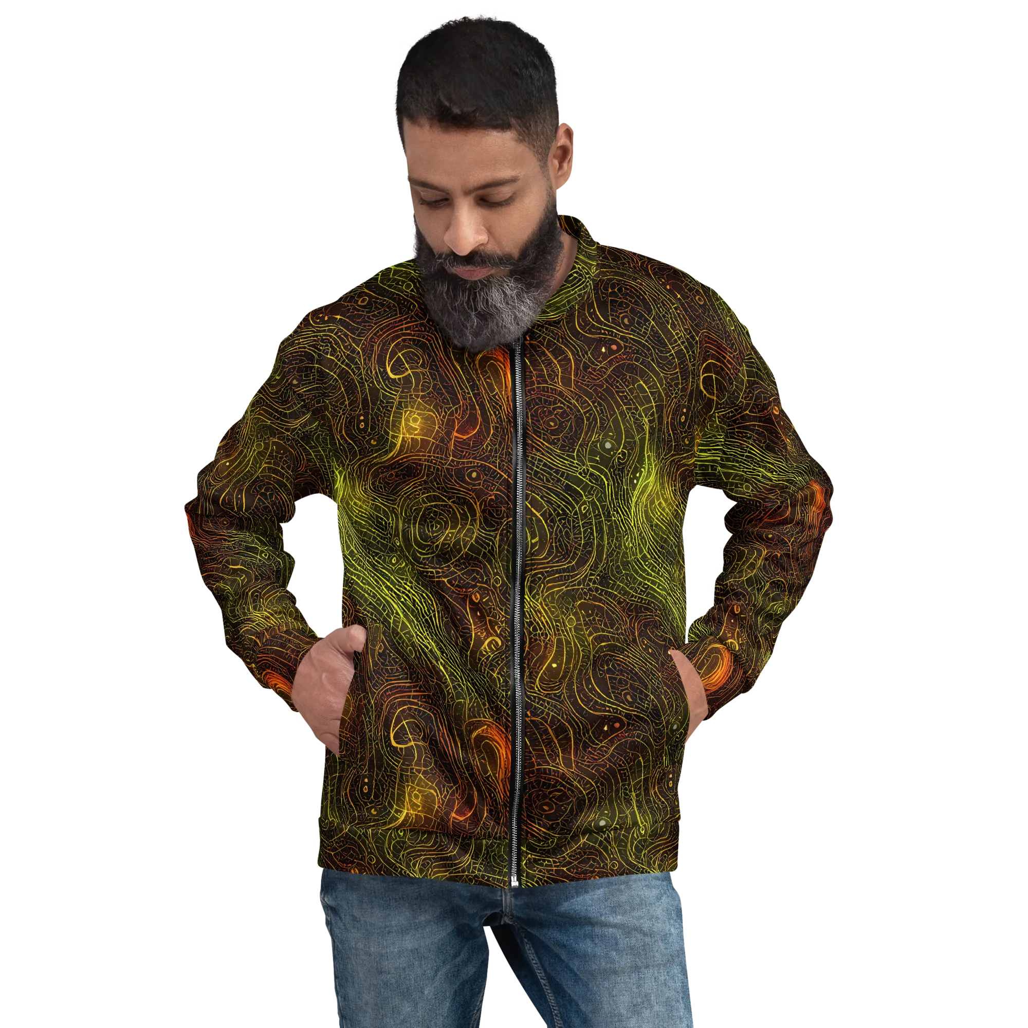 Luminous Terrain on Bomber Jacket — Front