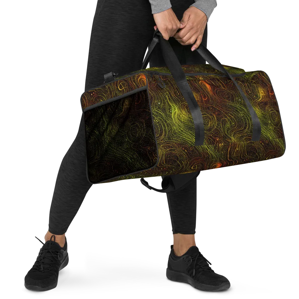 Luminous Terrain on Duffle Bag — Right Front