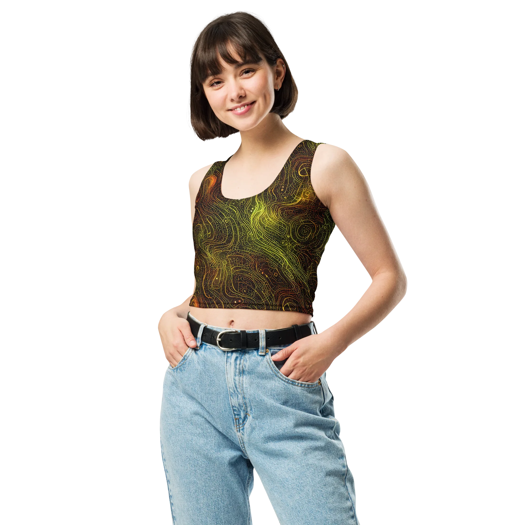 Luminous Terrain on Crop Top — Front