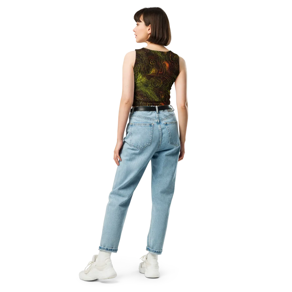 Luminous Terrain on Crop Top — Back