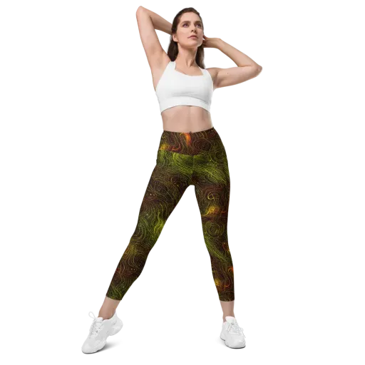 Luminous Terrain on a Leggings with Pockets