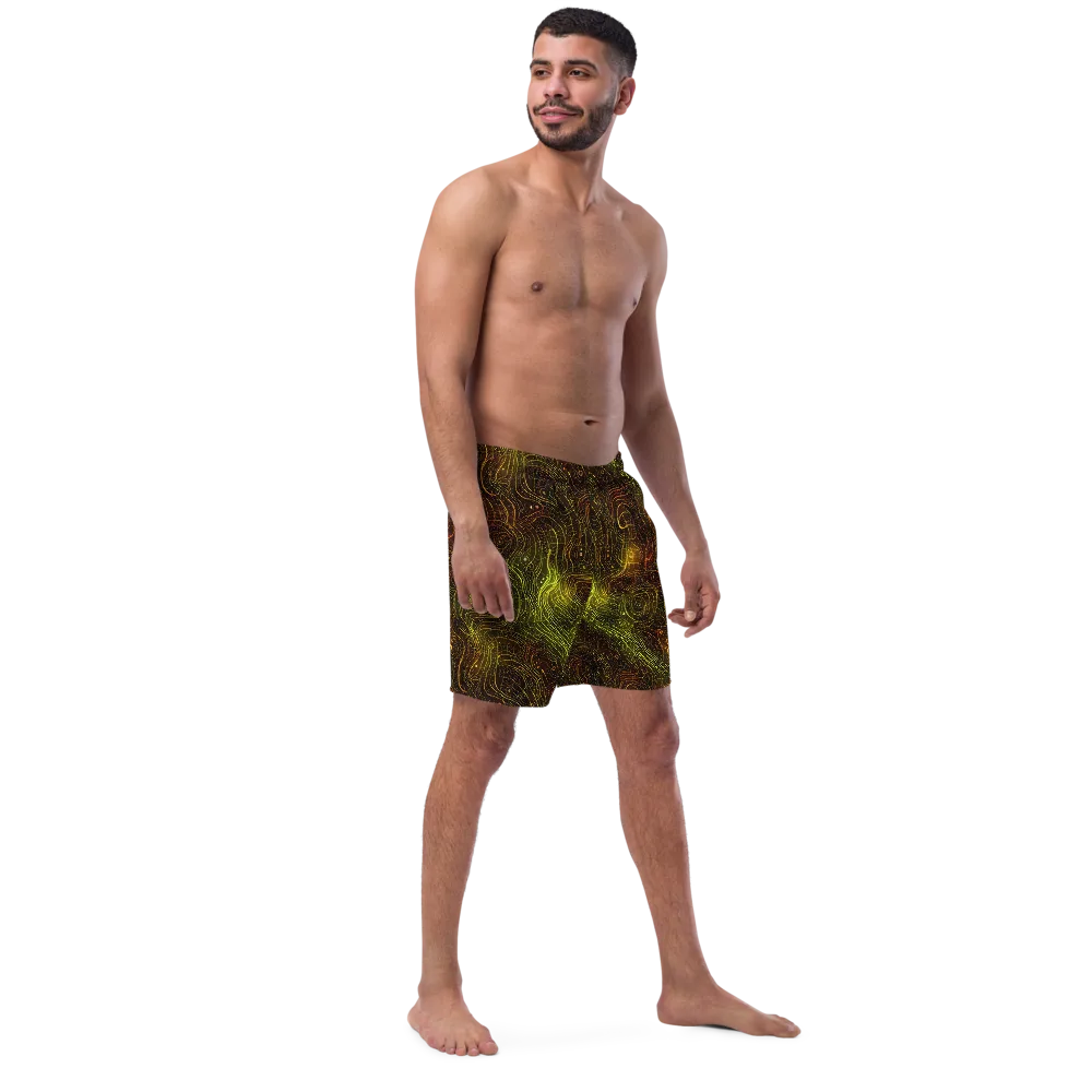 Luminous Terrain on Swim Trunks — Right Front