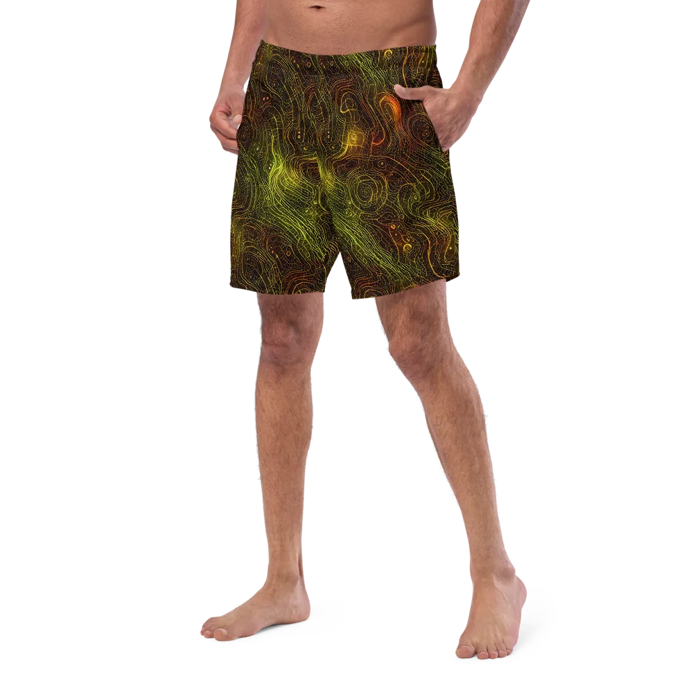 Luminous Terrain on Swim Trunks — Left Front