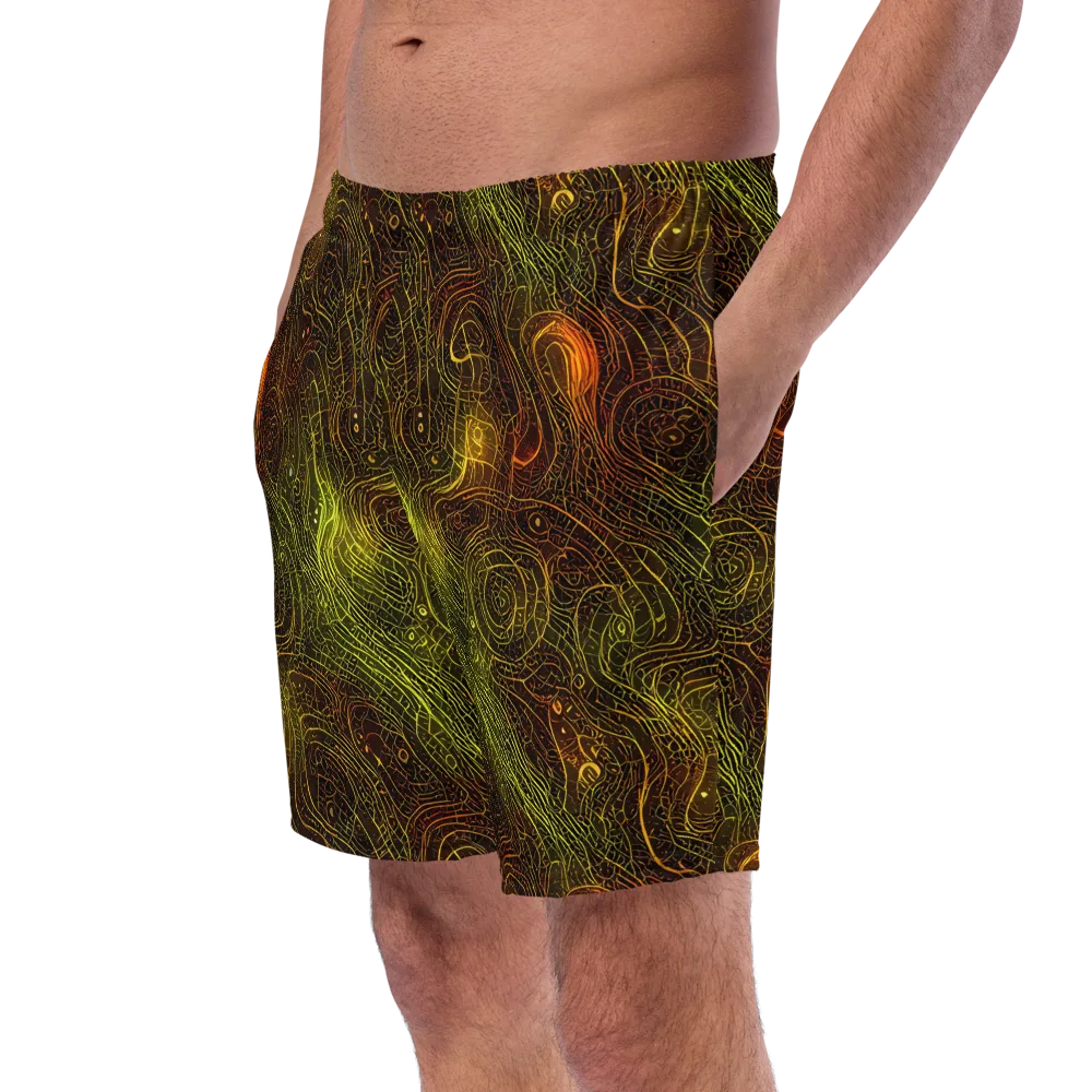 Luminous Terrain on Swim Trunks — Left Front