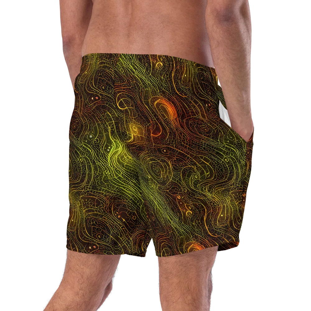 Luminous Terrain on Swim Trunks — Right Back