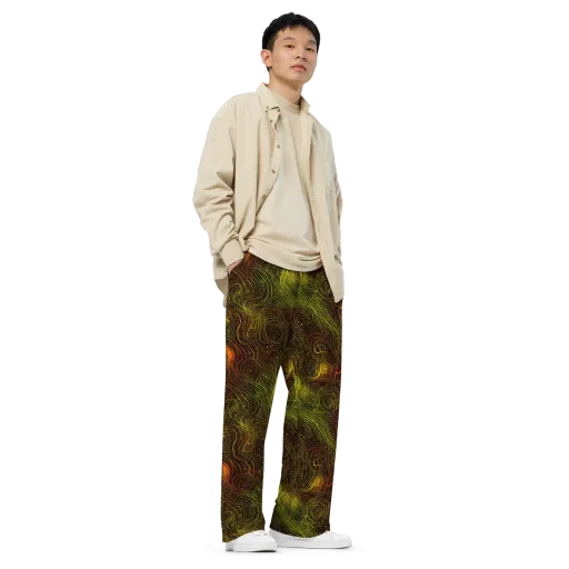 Luminous Terrain on a Wide-Leg Pants