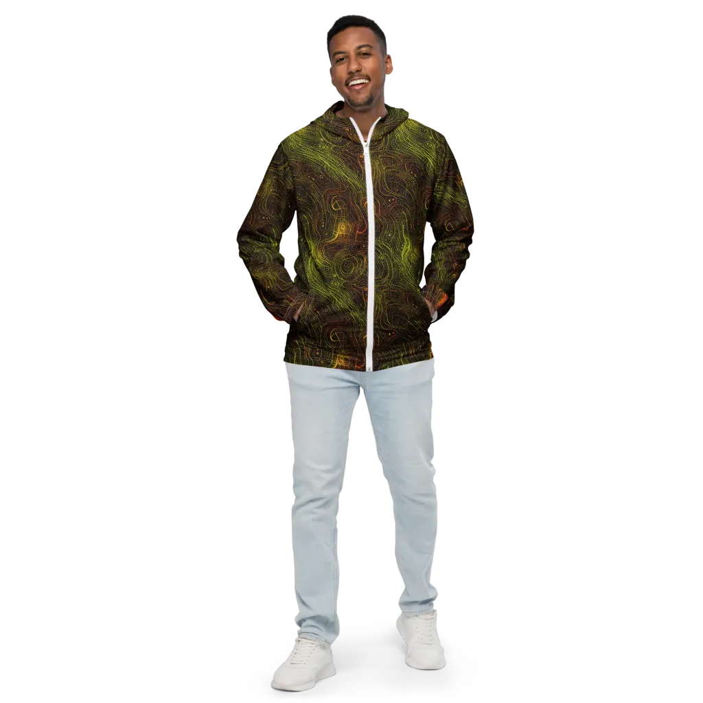 Luminous Terrain on Men's Windbreaker — Front