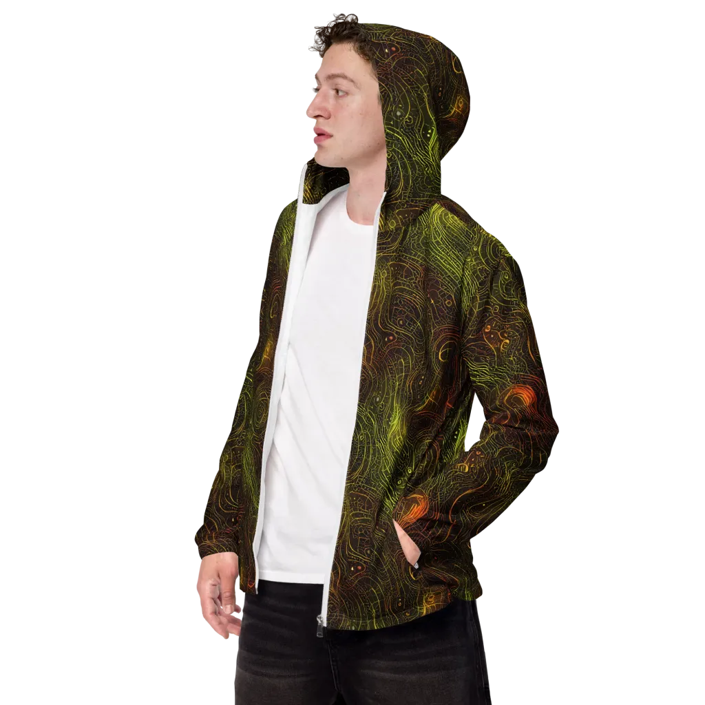 Luminous Terrain on Men's Windbreaker — Left Front