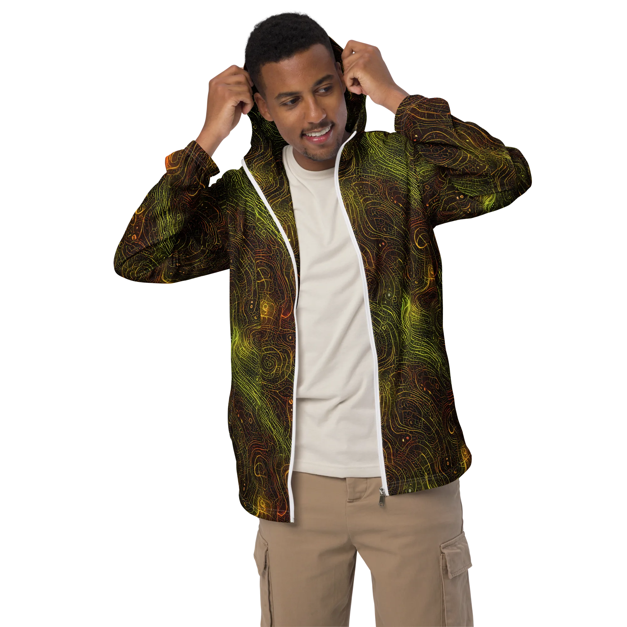 Luminous Terrain on Men's Windbreaker — Front