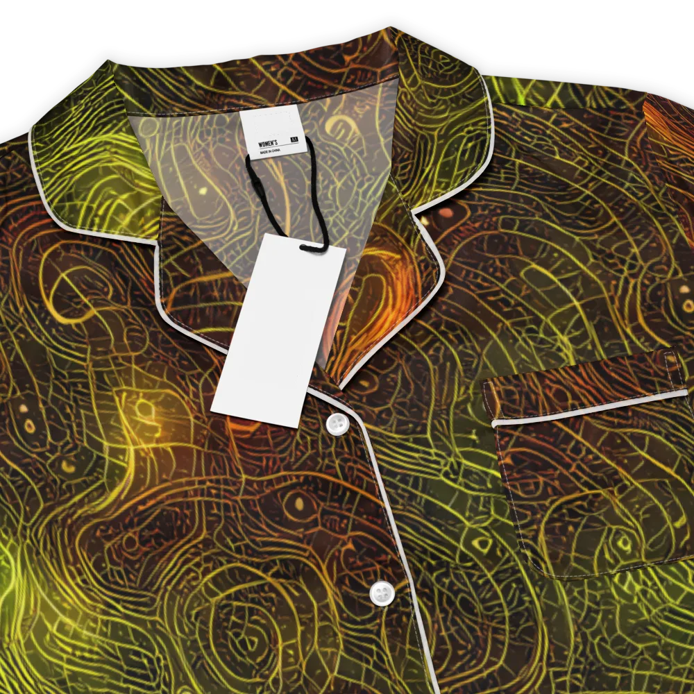 Luminous Terrain on Women's Short Sleeve Pajama Top — Product details