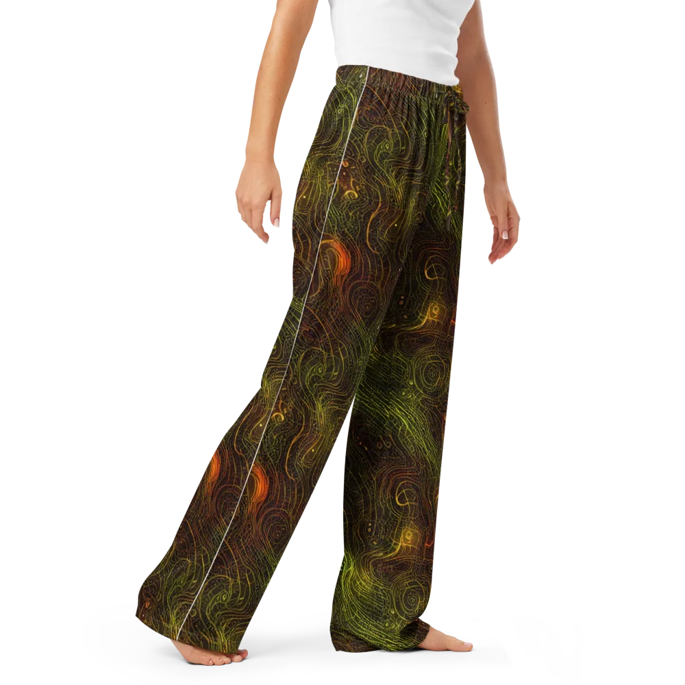 Luminous Terrain on Women's Pajama Pants — Right Front