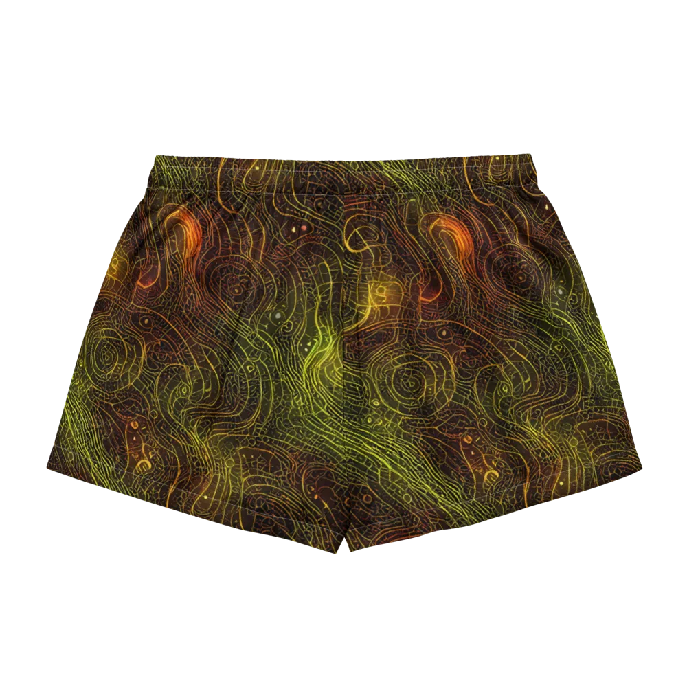 Luminous Terrain on Women's Pajama Shorts — Back
