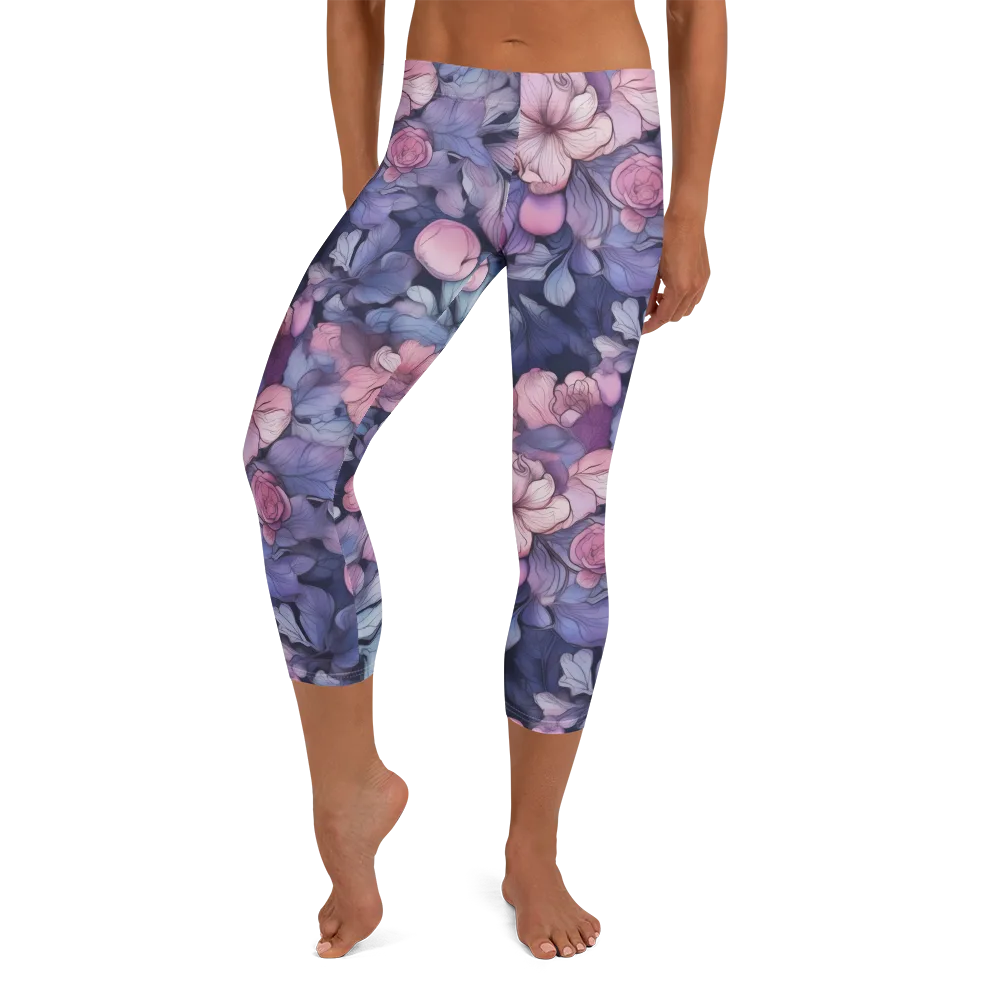 Moonlit Conservatory on Capri Leggings — Front