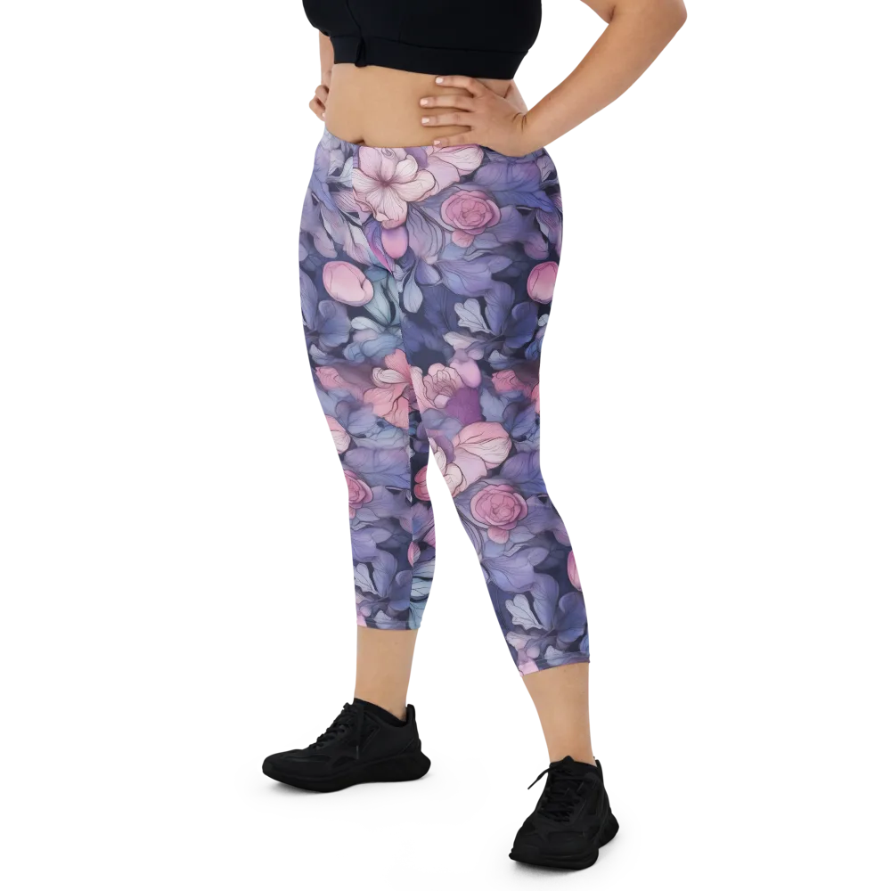 Moonlit Conservatory on Capri Leggings — Front
