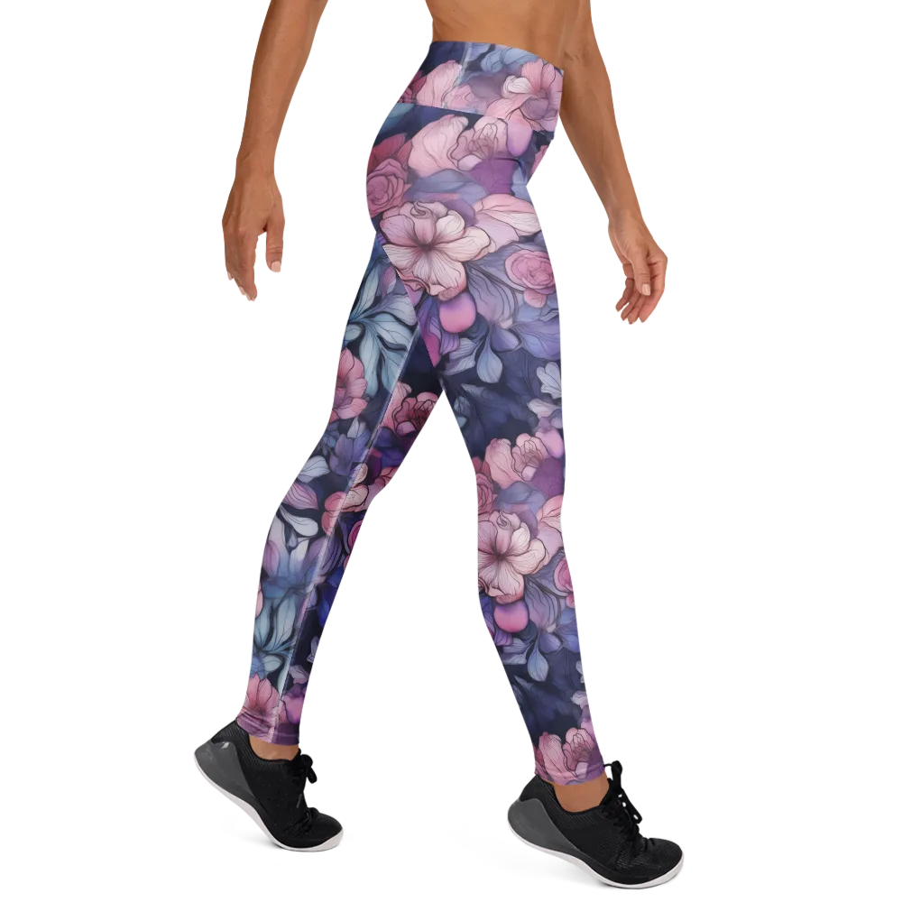Moonlit Conservatory on Yoga Leggings — Right