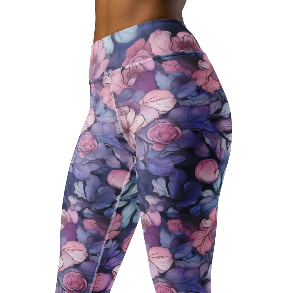 Moonlit Conservatory on Yoga Leggings — Left Front