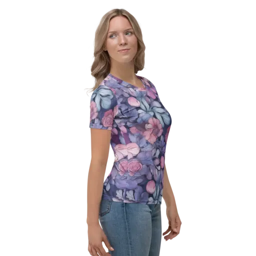 Moonlit Conservatory on a Women's Crew Neck T-Shirt