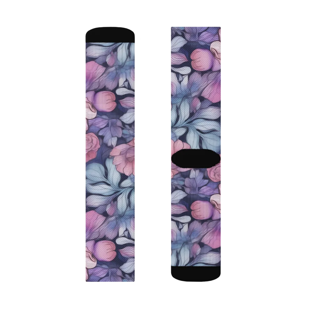Moonlit Conservatory on Socks — Left Sock