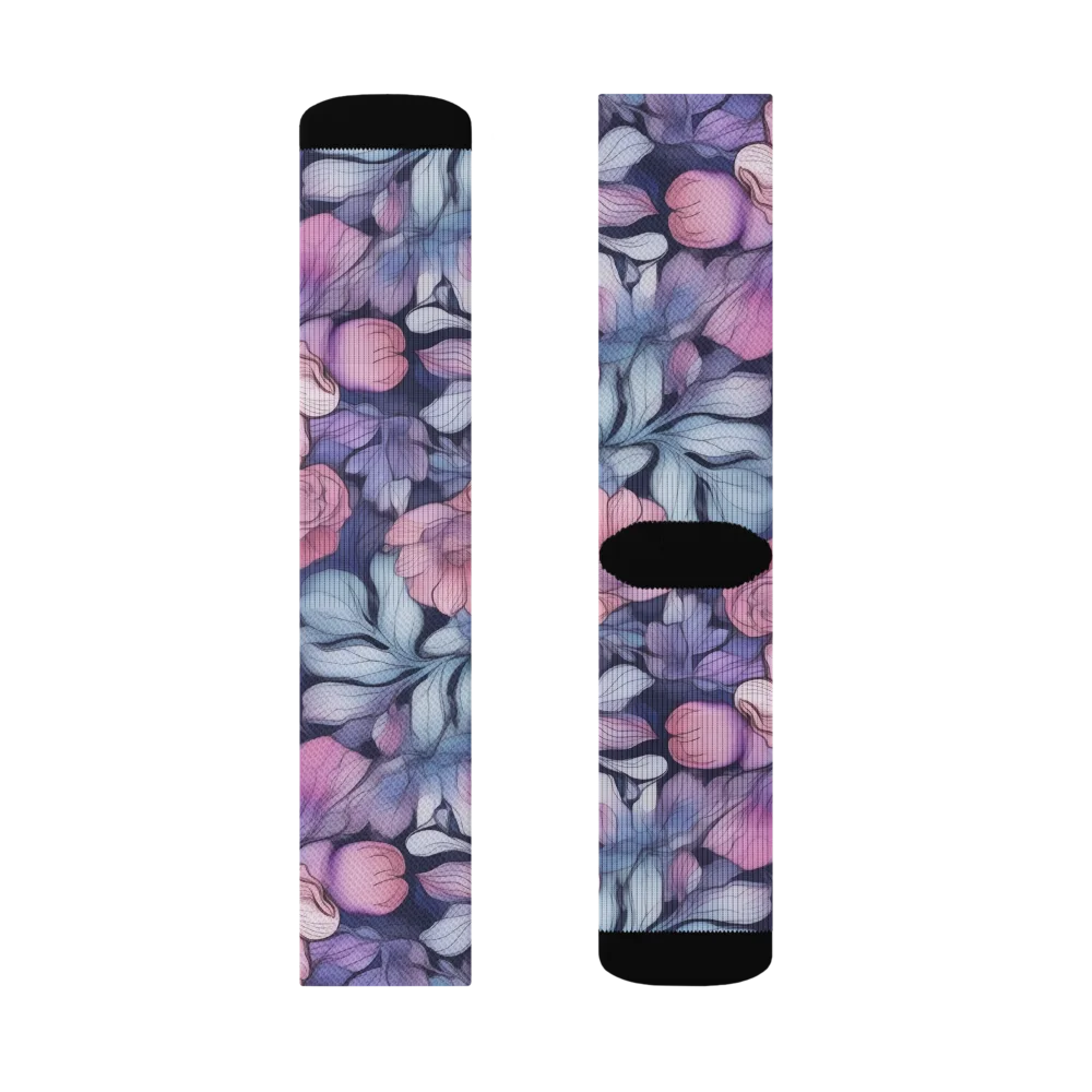 Moonlit Conservatory on Socks — Right Sock