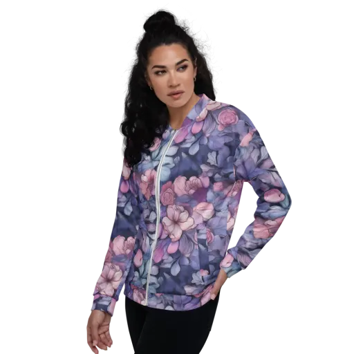 Moonlit Conservatory on a Bomber Jacket