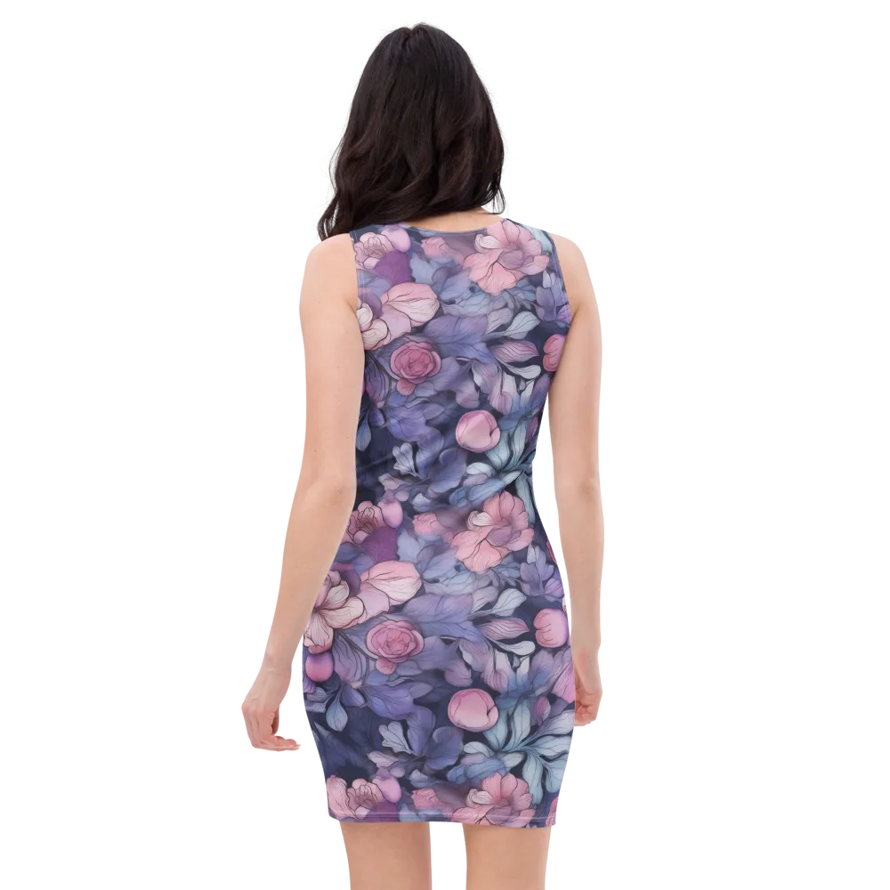 Moonlit Conservatory on Bodycon Dress — Back