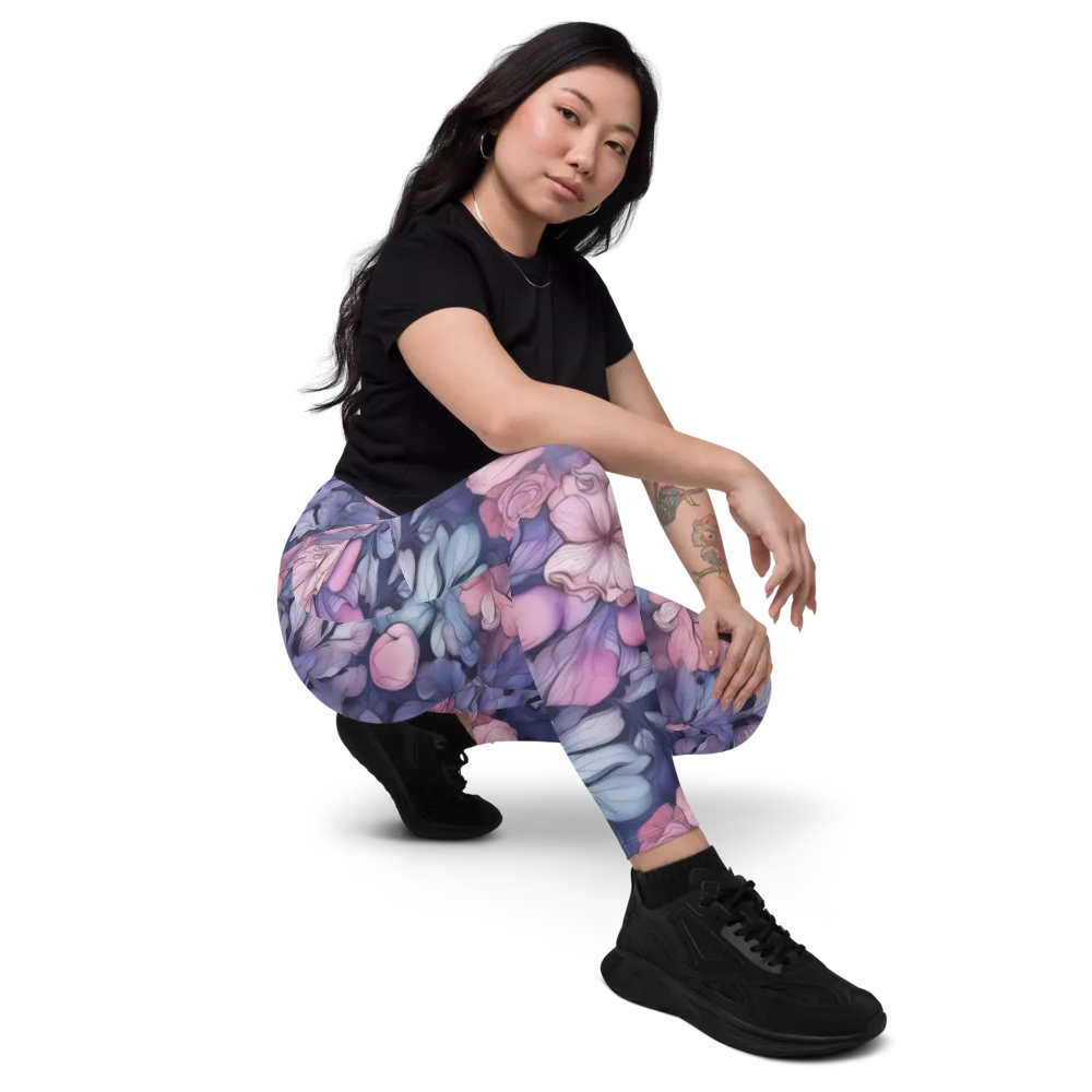 Moonlit Conservatory on Leggings with Pockets — Right Front
