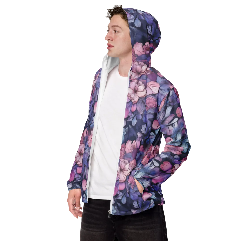 Moonlit Conservatory on Men's Windbreaker — Left Front