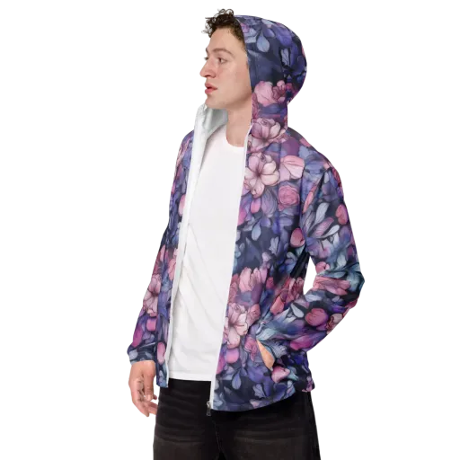 Moonlit Conservatory on a Men's Windbreaker