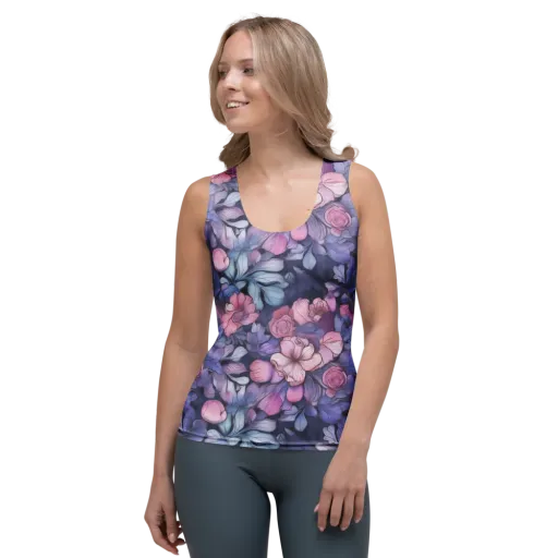 Moonlit Conservatory on a Women's Tank Top