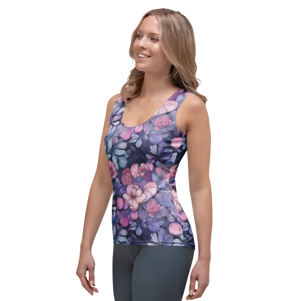 Moonlit Conservatory on Women's Tank Top — Left Front
