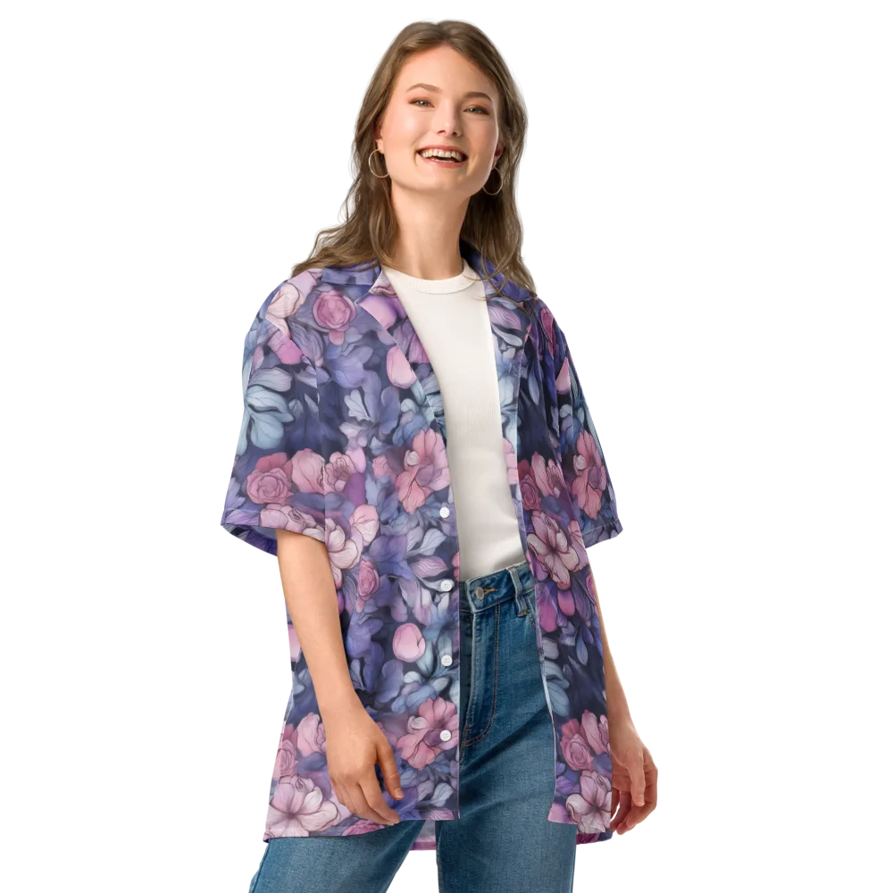 Moonlit Conservatory on Button Shirt — Front