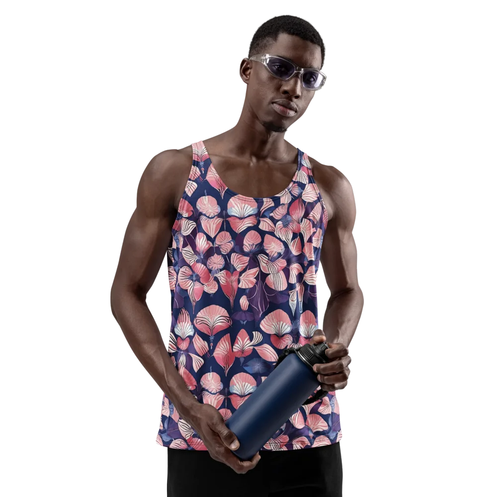 Petal After Dark on Men's Tank Top — Front