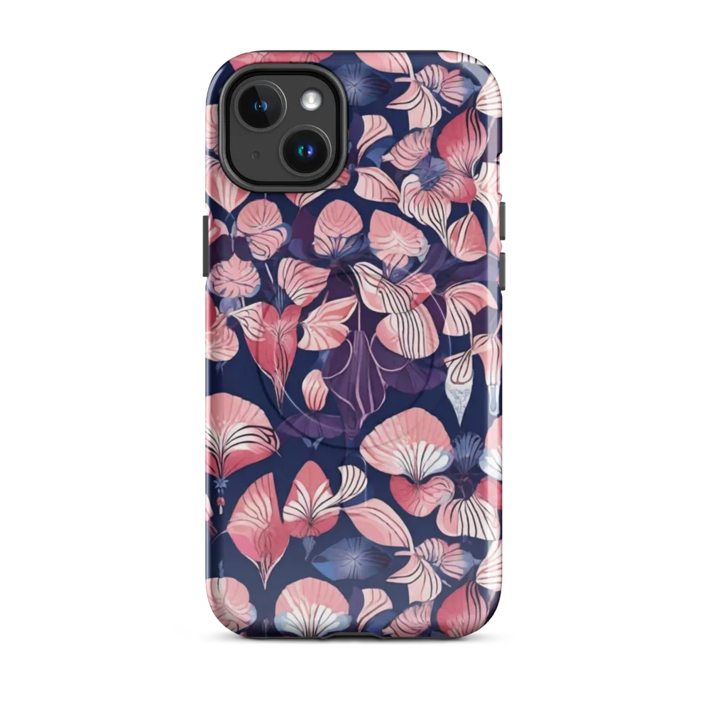Petal After Dark on MagSafe Tough Case for iPhone® — Front