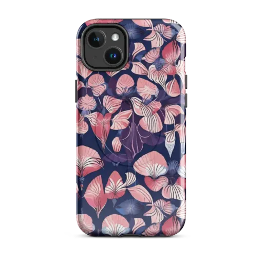 Petal After Dark on a MagSafe Tough Case for iPhone®