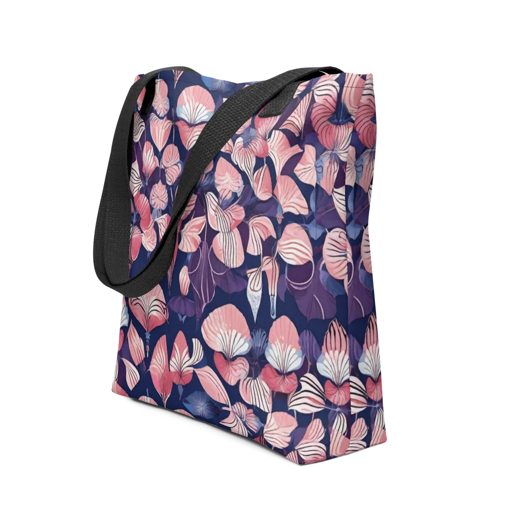Petal After Dark on Tote Bag — Front