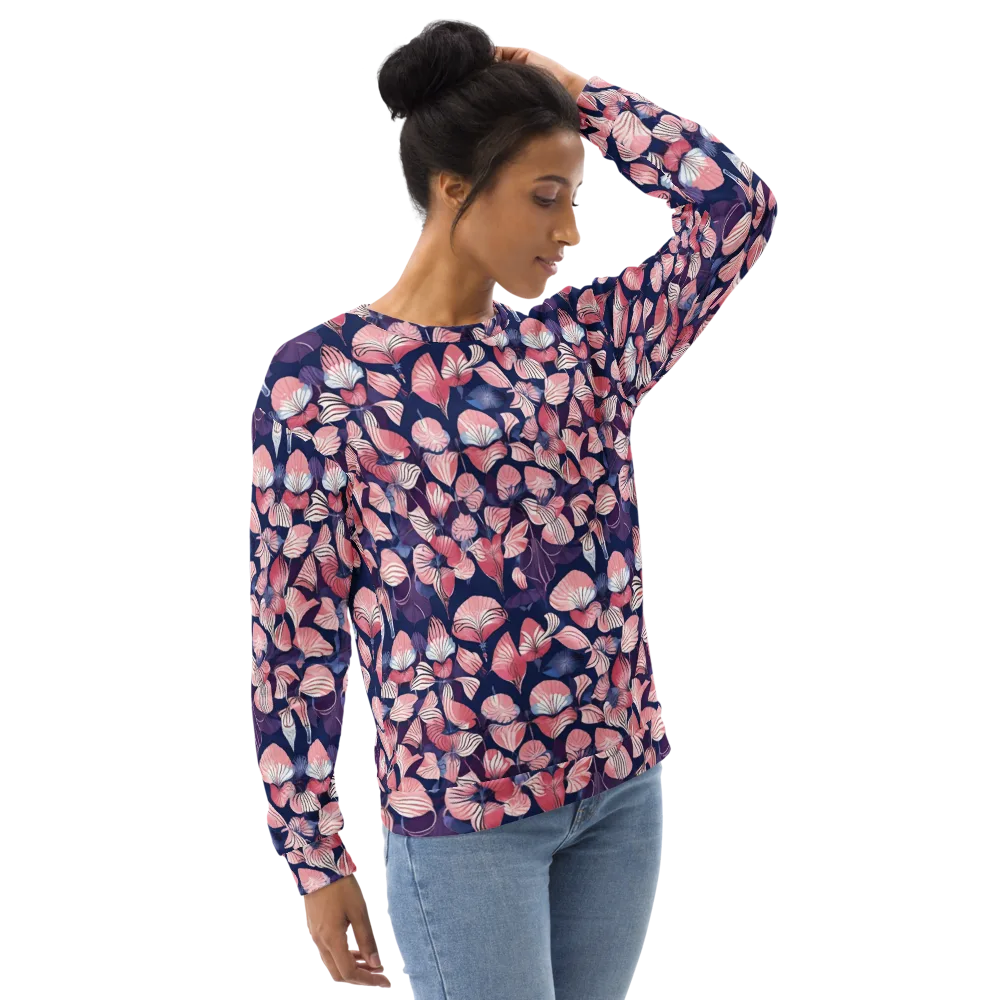 Petal After Dark on Sweatshirt — Right Front