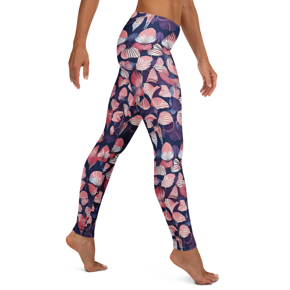 Petal After Dark on Leggings — Right