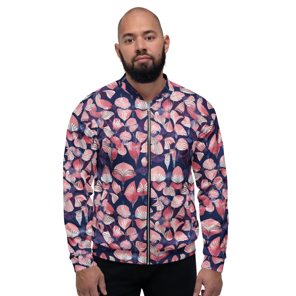 Petal After Dark on Bomber Jacket — Front